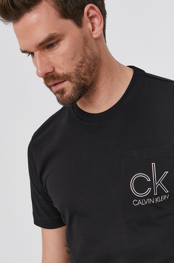 Calvin Klein T-shirt regular czarny K10K106709.4891