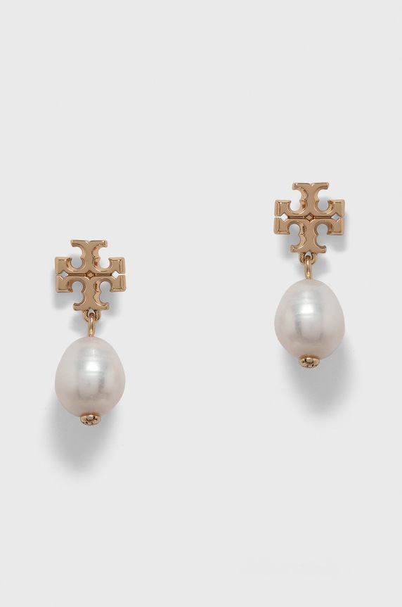 Tory Burch - ΣκουλαρίκιαKIRA PEARL DROP χρυσαφί 65156.709