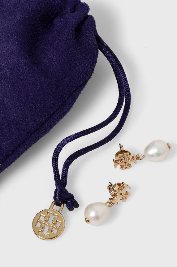 Tory Burch - ΣκουλαρίκιαKIRA PEARL DROP 65156.709 χρυσαφί SS26