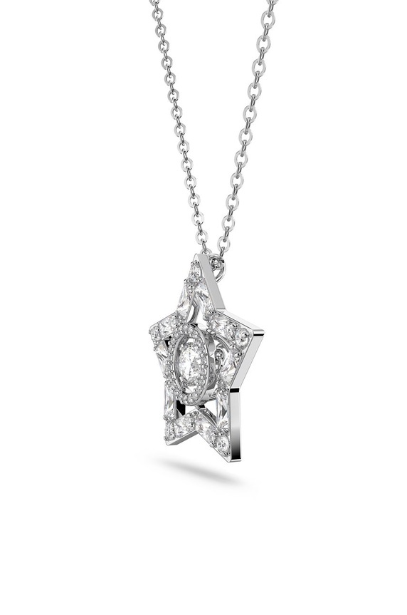 Doplňky Náhrdelník Swarovski 5617919 stříbrná