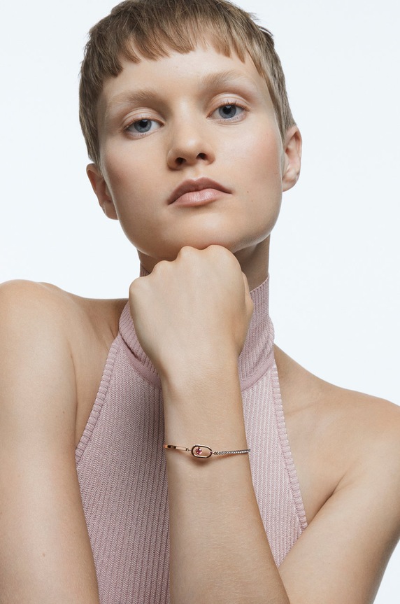 Swarovski bransoletka Sparkling Dance 5620553 złoty 5620553