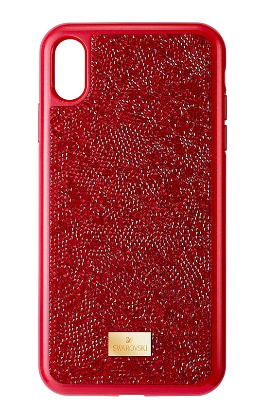 Swarovski Husă de telefon iPhone XS Max Glam Rock pentru telefon rosu 5481454