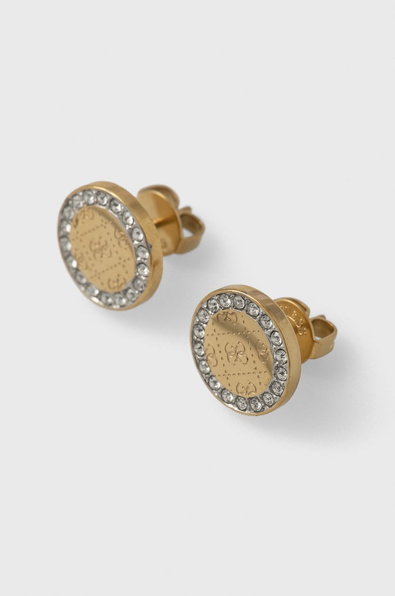 Guess - Náušnice JUBE01.161JW zlatá AW21