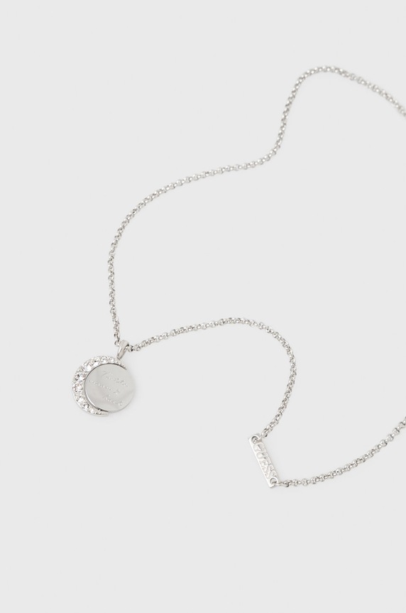 Guess - Naszyjnik JUBN01.189JW srebrny AW21