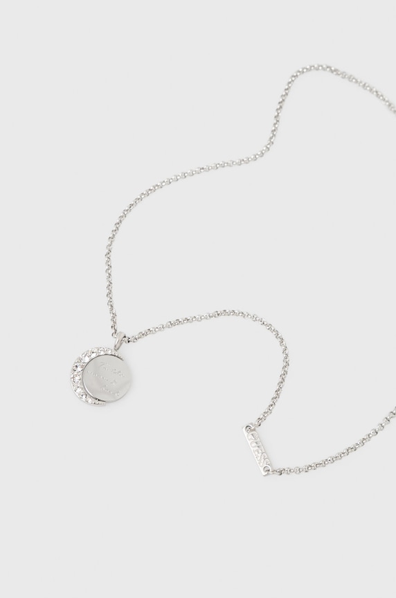 Guess - Naszyjnik JUBN01.189JW srebrny AW21