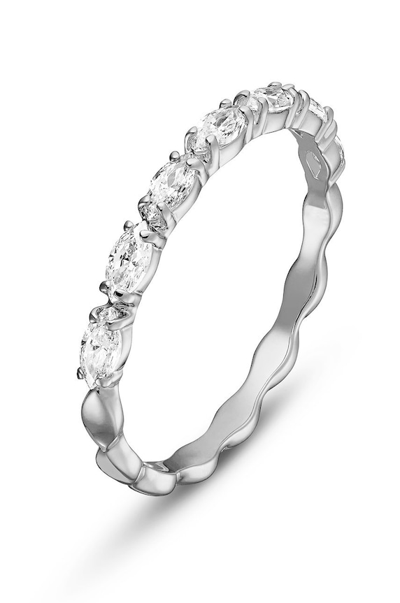 Swarovski - Pierścionek Vittore Marquise 5366570 5366570 srebrny AW21