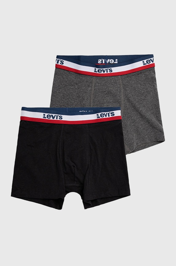 Levi's gyerek boxer elasztikus boxeralsó fekete 9L0130.CO.B