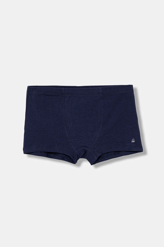 Παιδικά μποξεράκια United Colors of Benetton (2-pack) εφαρμοστό σορτς μπόξερ σκούρο μπλε 3MC10X343