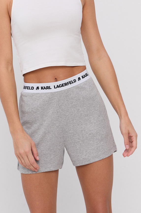 Karl Lagerfeld Szorty piżamowe 215W2183 215W2183 szary AA00