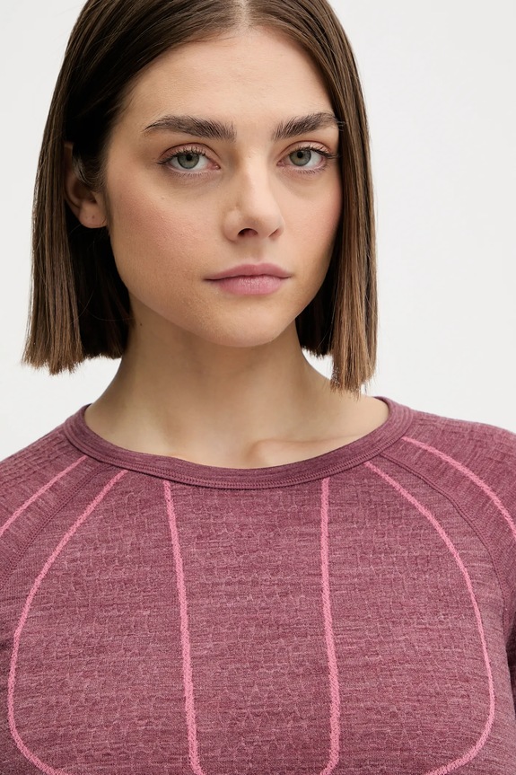 Viking lenjerie de corp functionala din lana 500.22.5757 burgundia