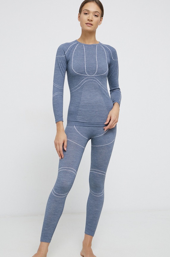 Viking Komplet bielizny termoaktywnej wełniana Lana Pro Merino komplet niebieski 500.22.5757
