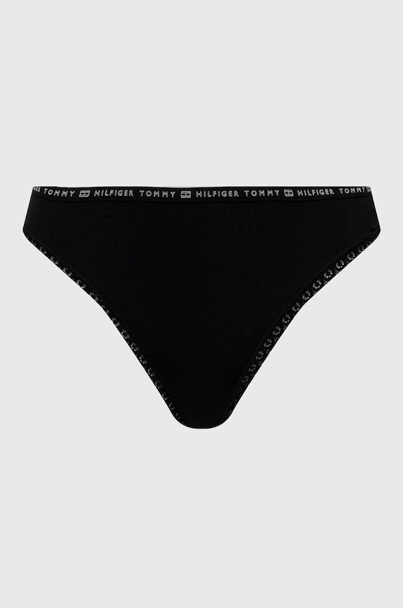 Tommy Hilfiger Stringi (3-pack) UW0UW02824.4890 czarny AA00