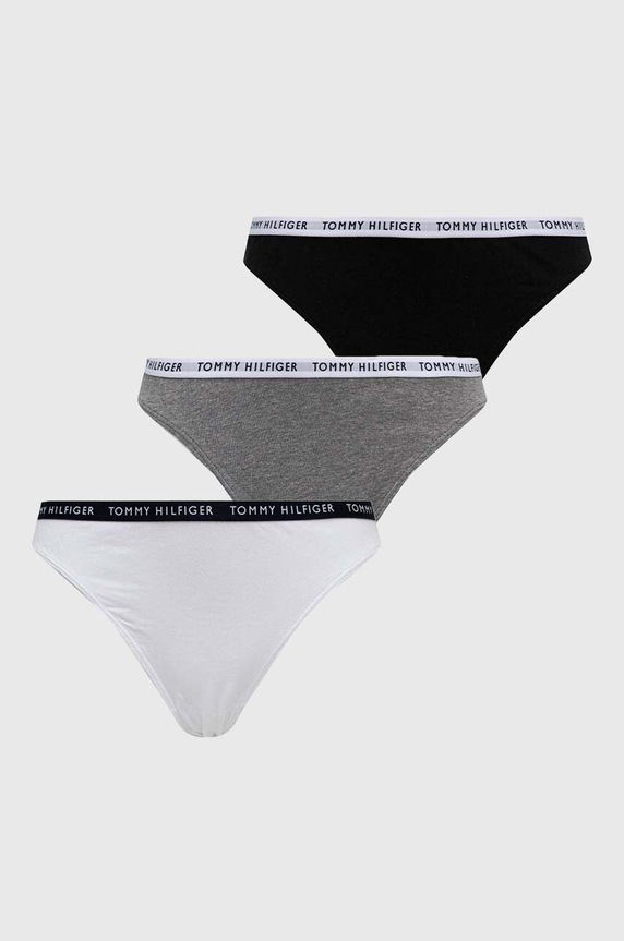 Tommy Hilfiger Figi (3-pack) dzianina szary UW0UW02828.4890