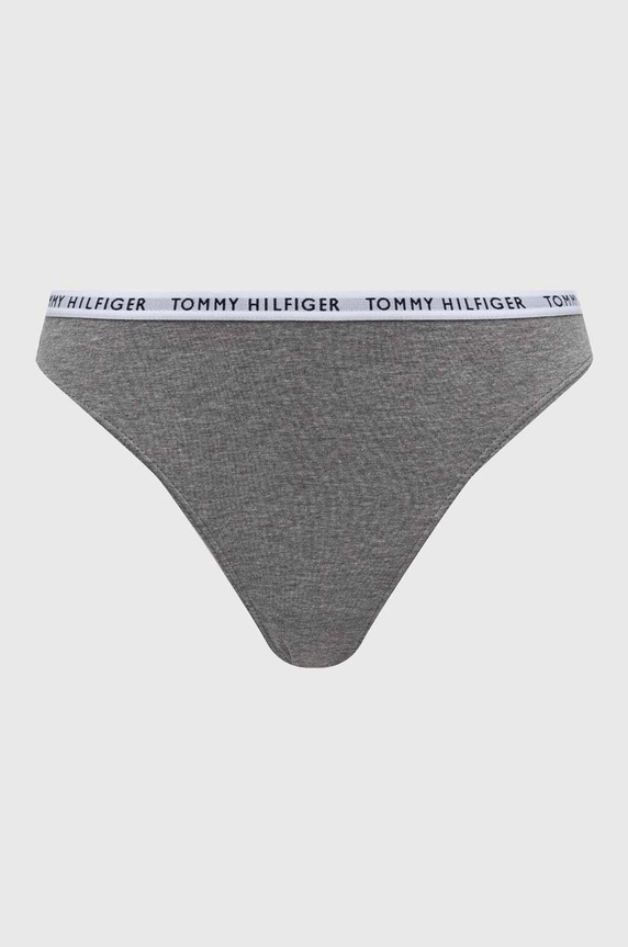 Tommy Hilfiger tanga (3-pack) szürke UW0UW02829.4890