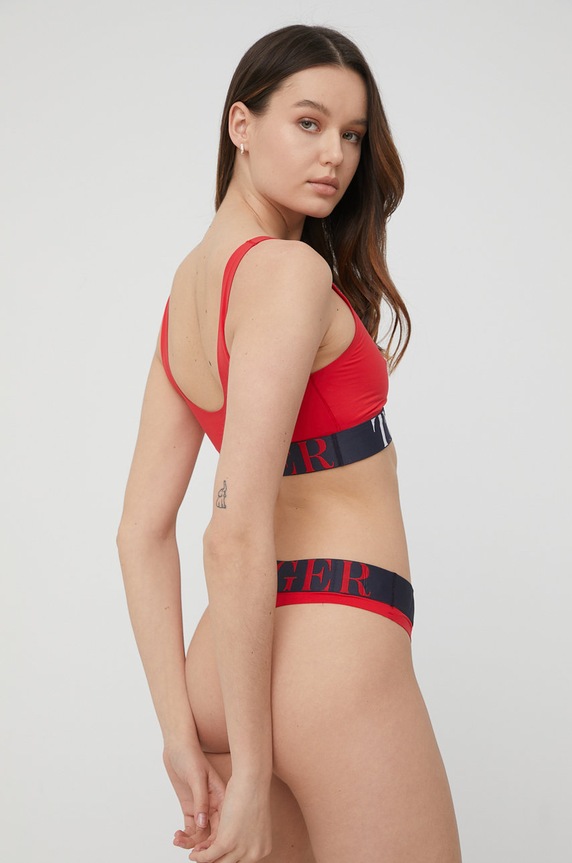 Odzież Tommy Hilfiger biustonosz UW0UW03172.4890 czerwony
