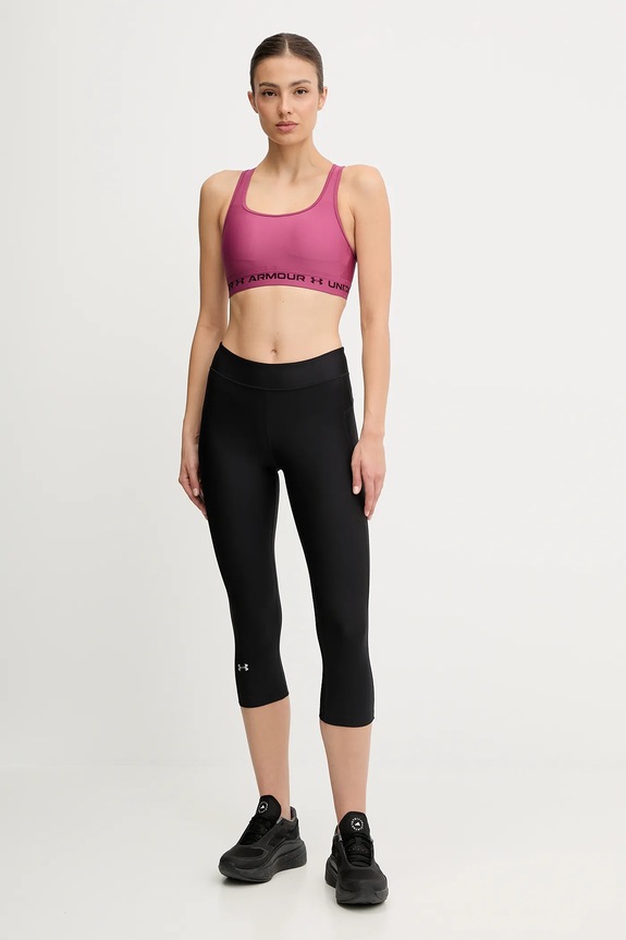 Under Armour sportovní podprsenka UA Crossback 1361034 růžová SS26