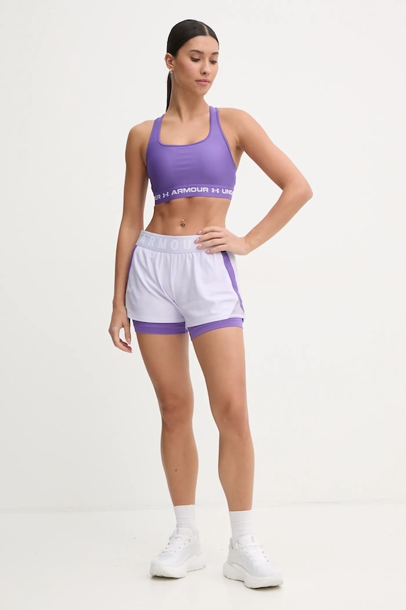 Under Armour reggiseno sportivo Crossback 1361034 violetto SS26