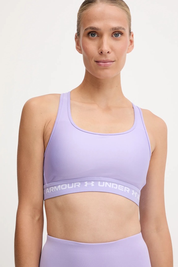 Športová podprsenka Under Armour Crossback fialová 1361034