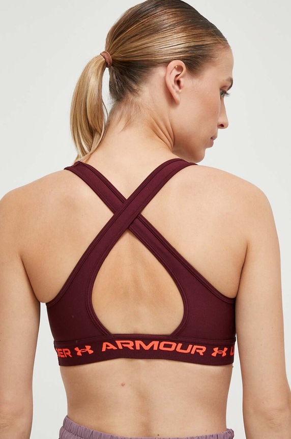 Odjeća Sportski grudnjak Under Armour Crossback 1361034 bordo