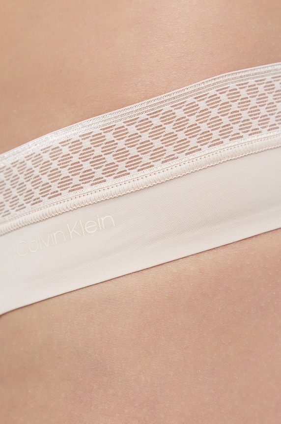 Ruházat Calvin Klein Underwear tanga 000QF6307E.4890 bézs