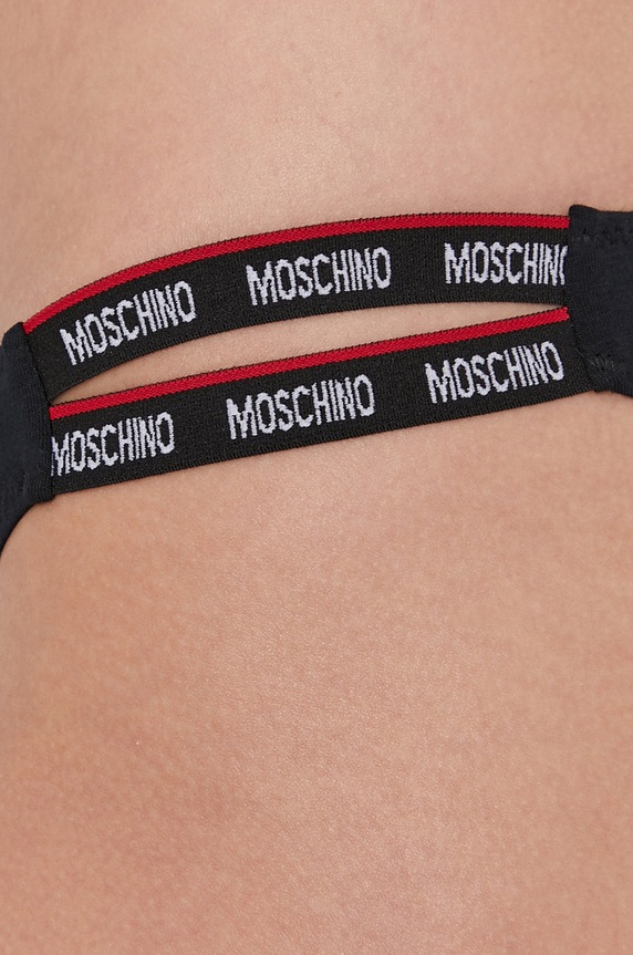 Moschino Underwear Sutien sport negru 4633.9003.4890
