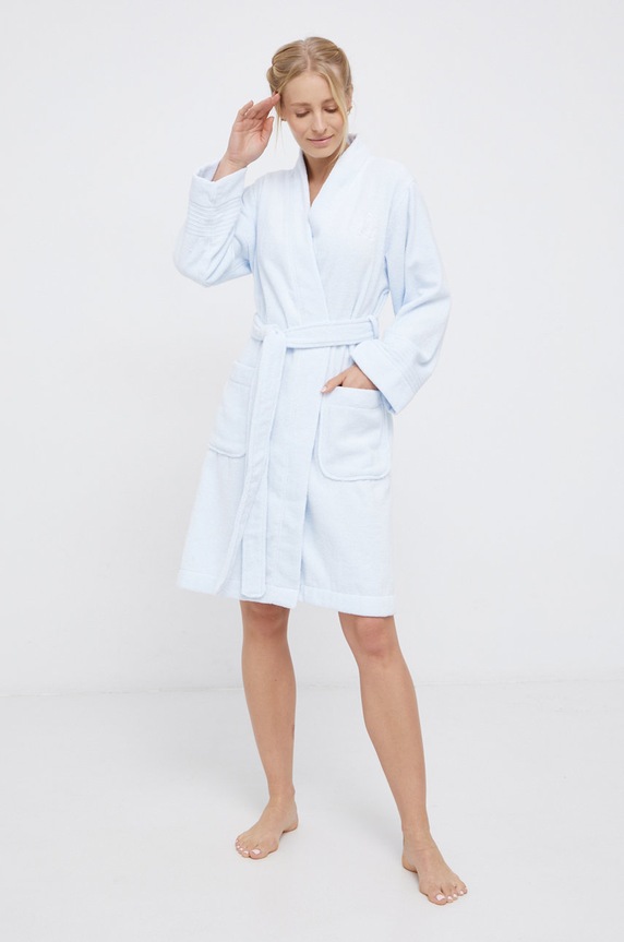 Lauren Ralph Lauren Szlafrok I814414 niebieski AA00
