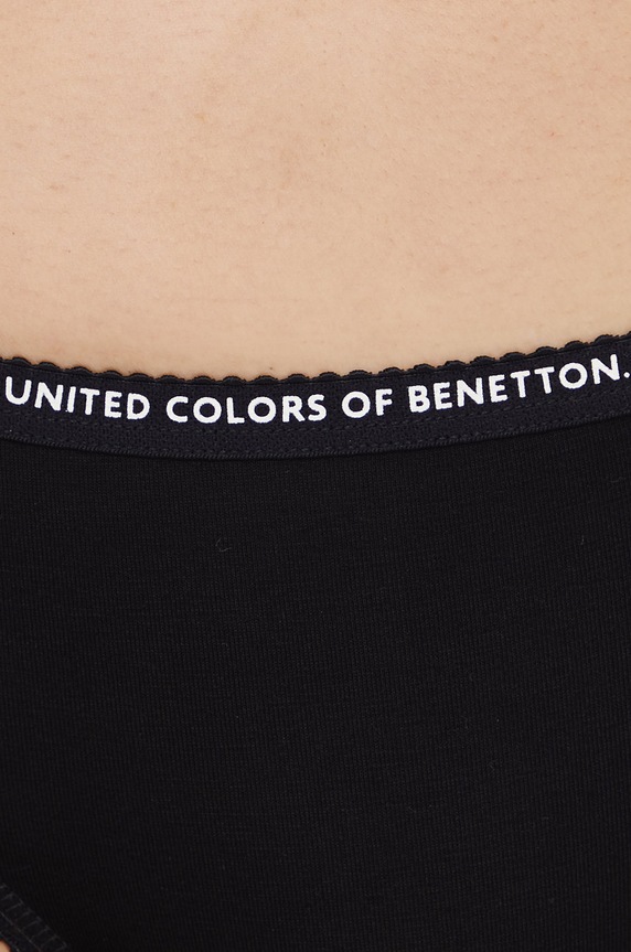 Oblečenie Nohavičky United Colors of Benetton 3OP81S14L.700 čierna