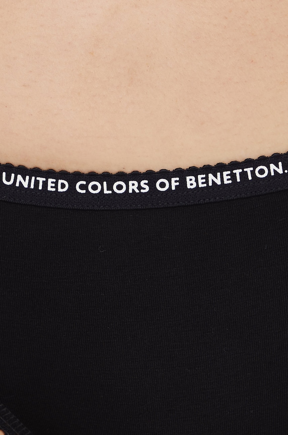 Oblečenie Nohavičky United Colors of Benetton 3OP81S14L.700 čierna