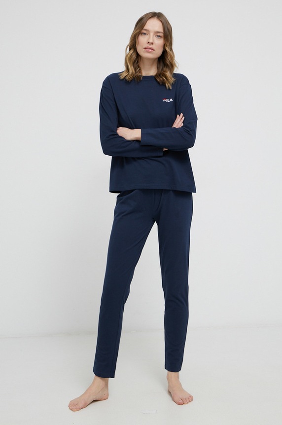 Fila Piżama dzianina granatowy FPW4073