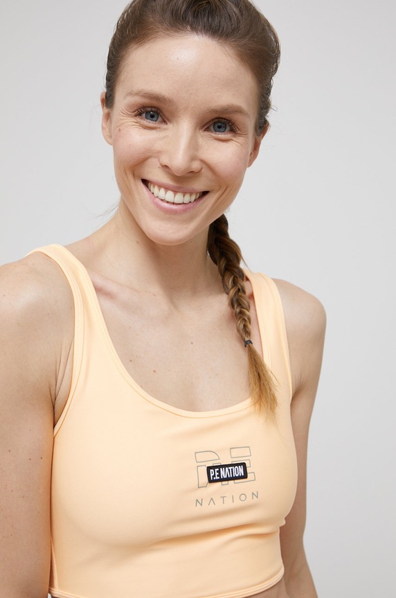 Αθλητικό σουτιέν P.E Nation πορτοκαλί 21PE4C278