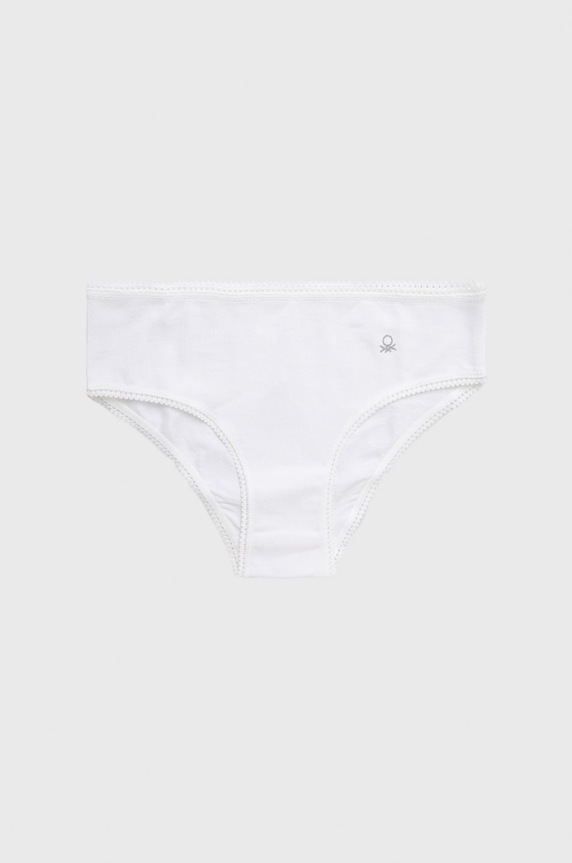 United Colors of Benetton Figi dziecięce (2-pack) 3MC10S1BF biały AW21