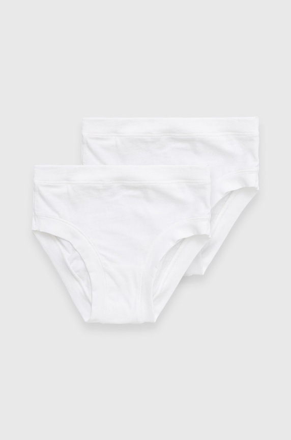 United Colors of Benetton Figi dziecięce (2-pack) Planet friendly biały 3ZQM0S1W2