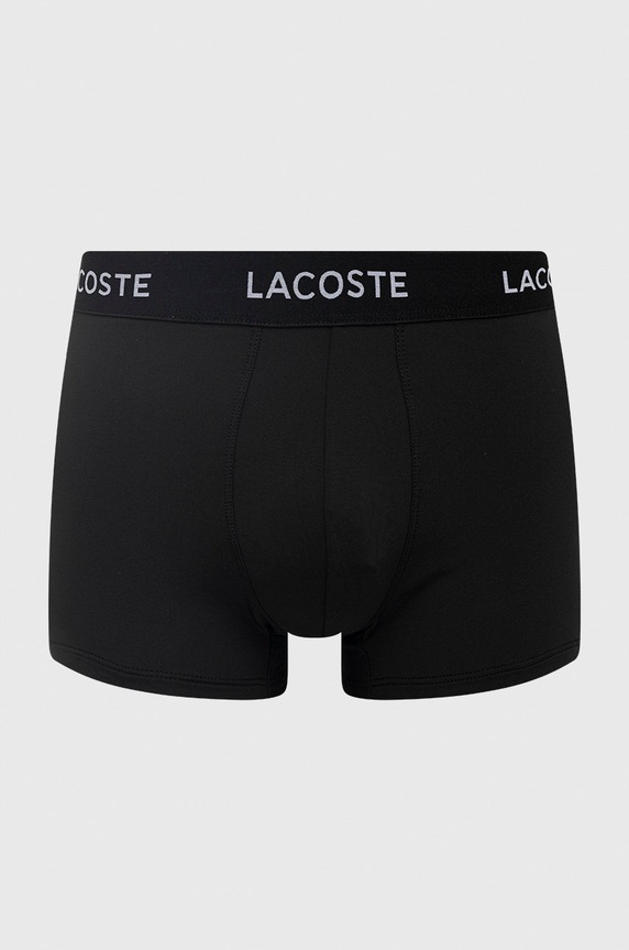 Lacoste bokserki 3-pack dzianina czarny 5H9623