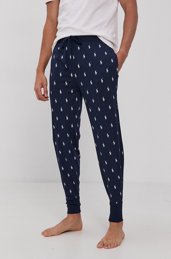 Pyžamové nohavice Polo Ralph Lauren spodný tmavomodrá 714844764001