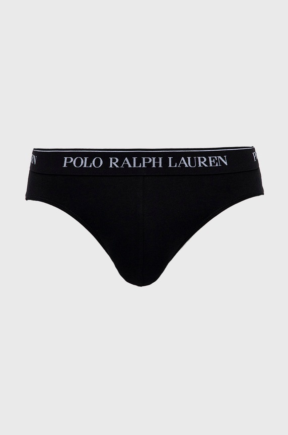 Σλιπ Polo Ralph Lauren πλεκτό ύφασμα μαύρο 714835884002