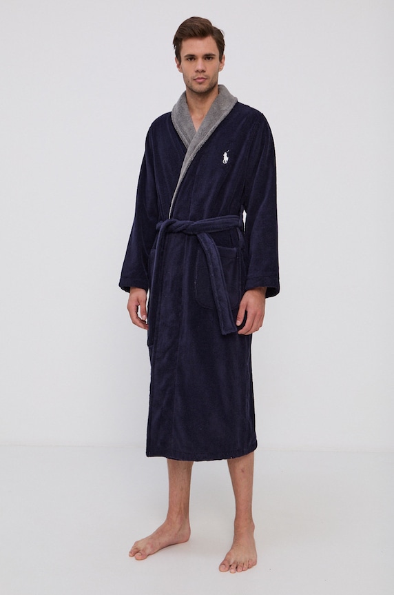 Polo Ralph Lauren accappatoio 714854533001 blu navy AW21