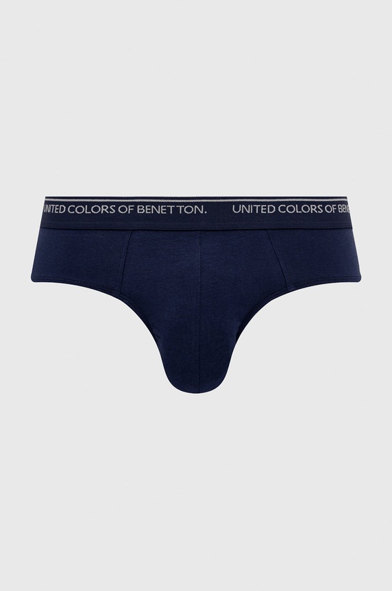 Слипы United Colors of Benetton трикотаж тёмно-синий 3OP82S18N.252