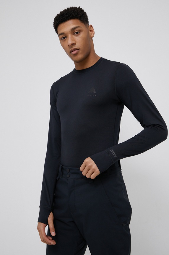 Burton longsleeve funkcyjny Lightweight X Base Layer góra czarny 22176100001