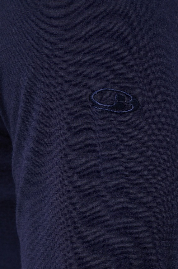 Icebreaker Longsleeve wełniany 200 Oasis LS Crewe granatowy IB1043654011
