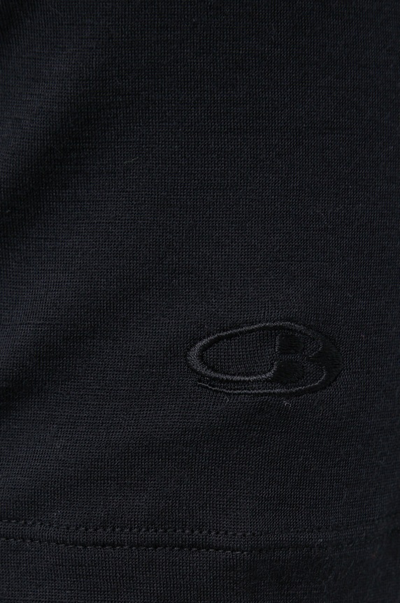Icebreaker T-shirt wełniany 200 Oasis SS Crewe czarny IB1045090011