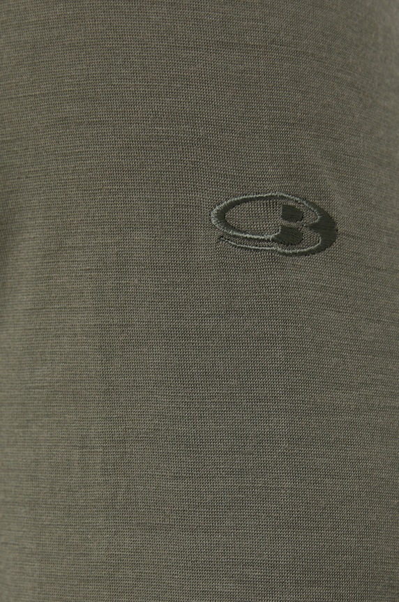 Icebreaker Longsleeve wełniany zielony IB1043650691