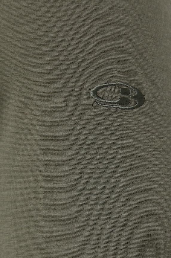 Icebreaker Longsleeve wełniany zielony IB1043650691