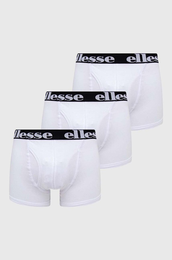 Ellesse boxeri 3-pack boxeri alb SHAY0614