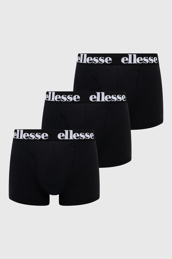 Ellesse boxeralsó (3-pack) sima fekete SHAY0614
