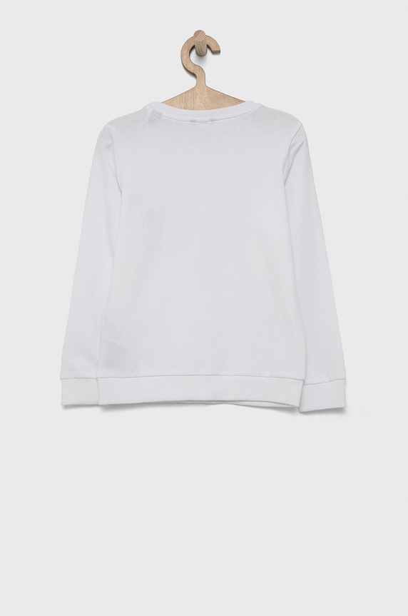 Guess Bluza bawełniana dziecięca L73Q09.KAUG0 biały AW21