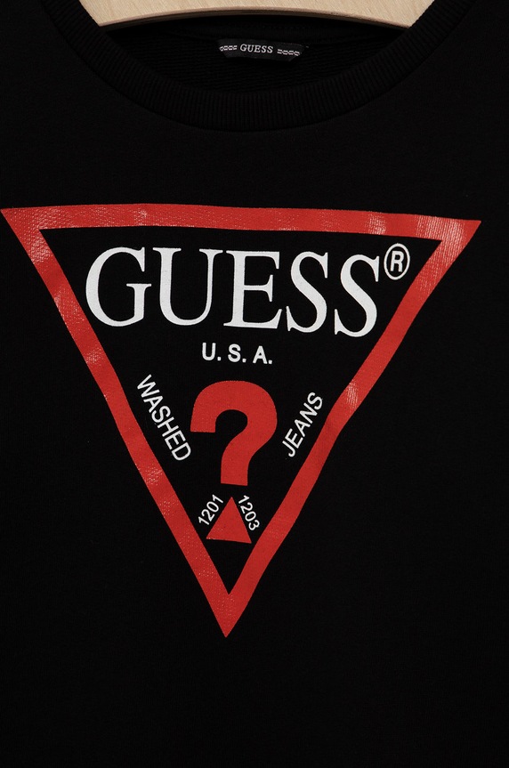 BIMBO Guess felpa in cotone bambino/a L73Q09.KAUG0 nero