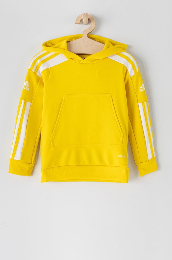 Παιδική μπλούζα adidas Performance με κουκούλα κίτρινο GP6431