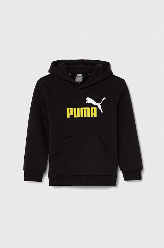 Detská mikina Puma s kapucňou čierna 586987