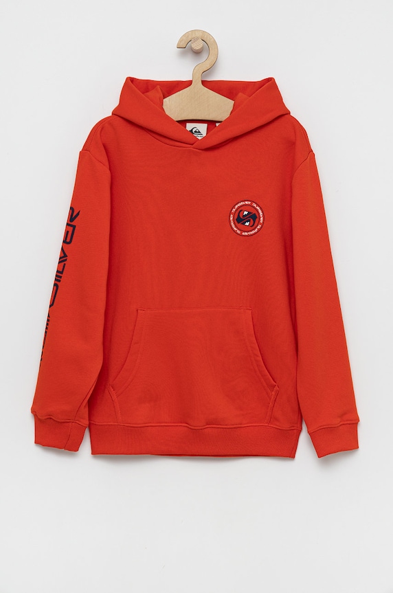 Quiksilver Bluza dziecięca z kapturem pomarańczowy EQBFT03724