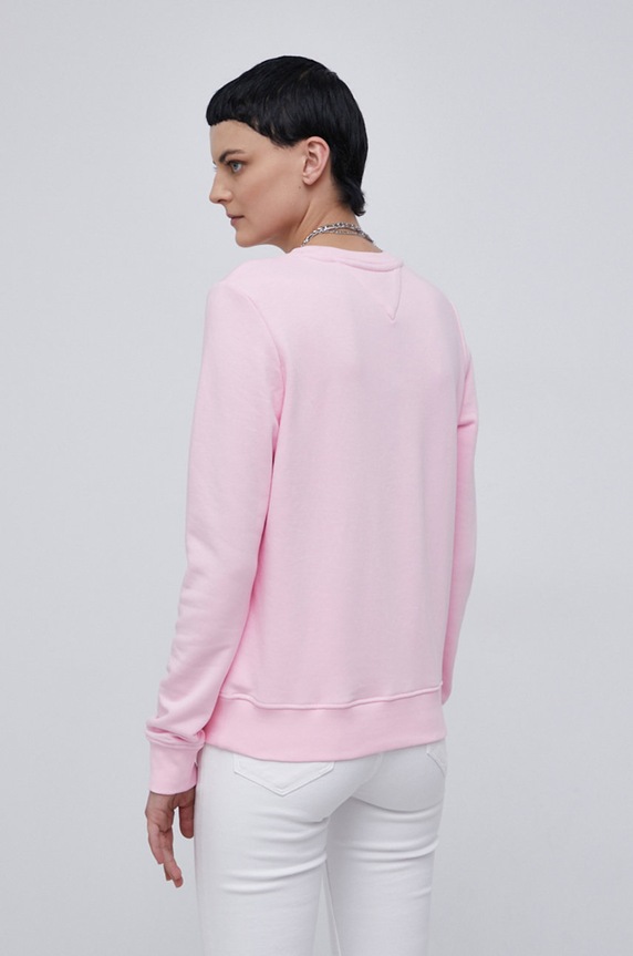 Odzież Tommy Jeans Bluza DW0DW11046.4890 DW0DW11046.4890 różowy